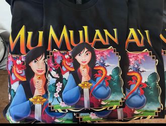 Mulan custom t shirts
