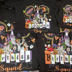 Disney Halloween Birthday Custom T Shirts 