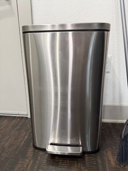Metal Trash can