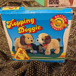 Antique Hopping Doggie 