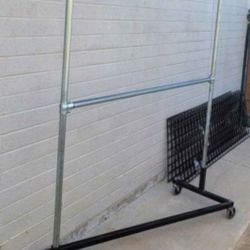 Clothing rack 
double bar
 