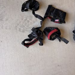 Jeep Door Handles Red And Black 