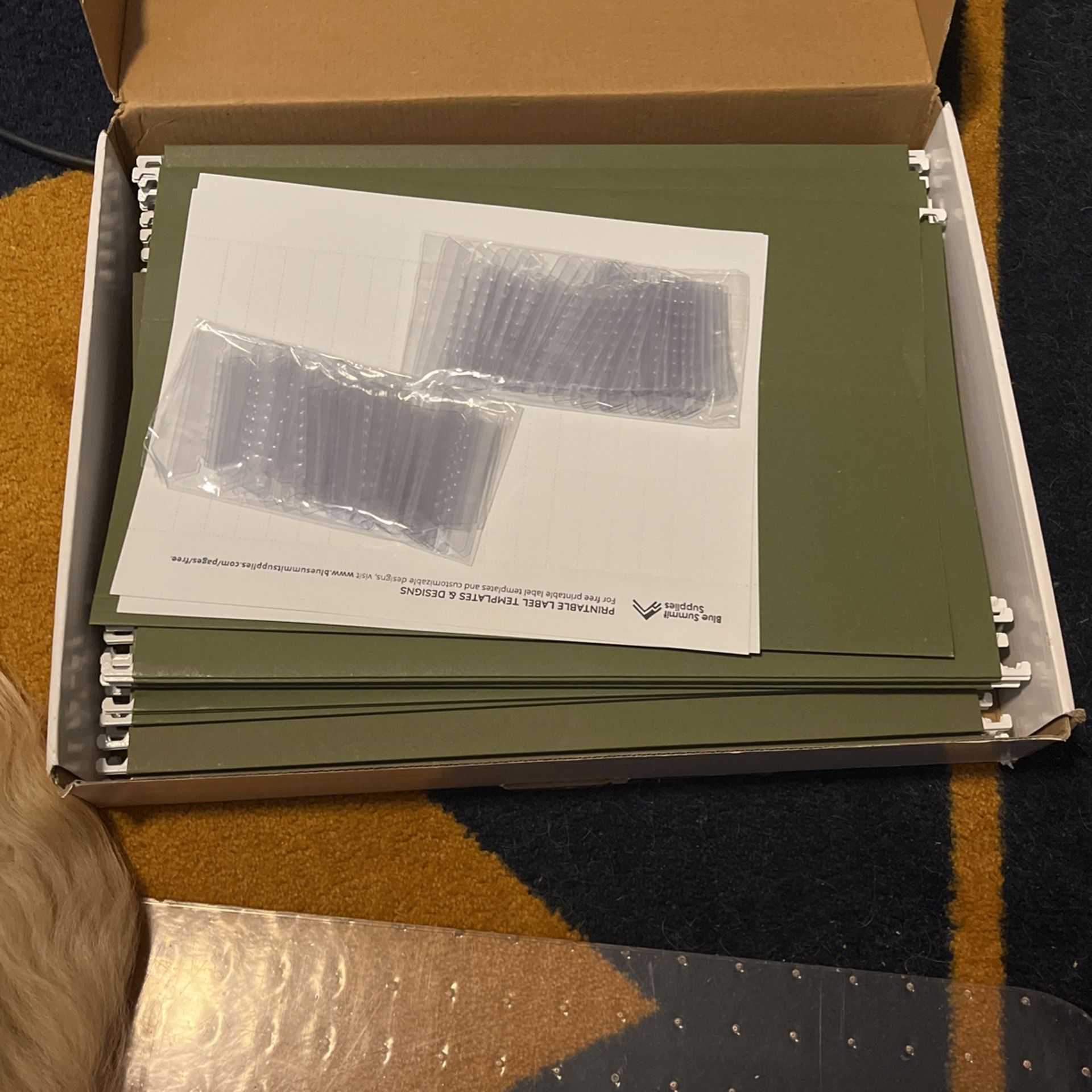50 Hanging File Folders (legal)