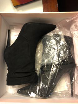 Black boots, JUSTFAB, size 9