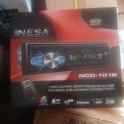 Nesa Bluetooth Car Stereo With Remote Control Brand New In The Box 