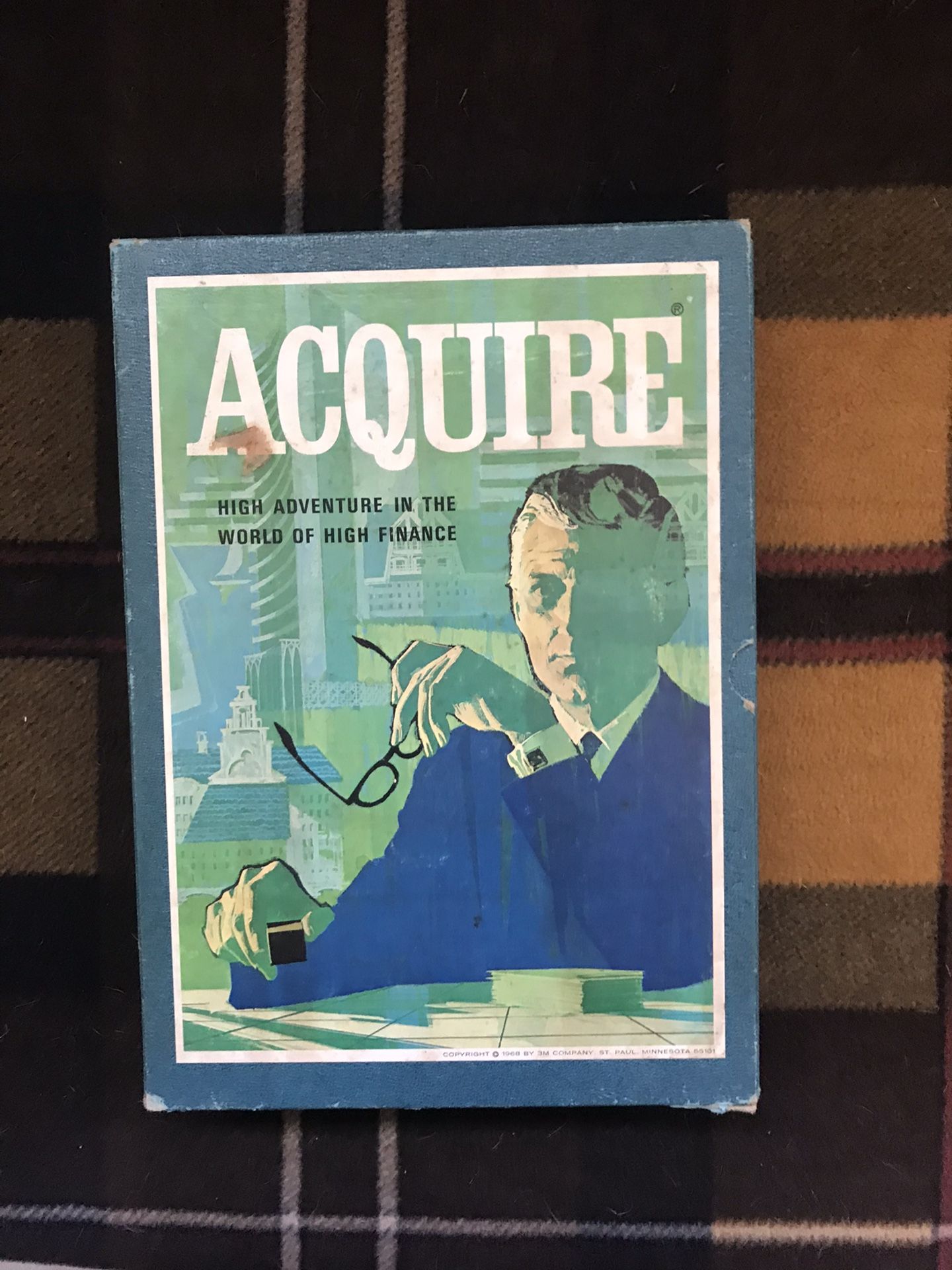 Vintage ~ Acquire Board Game ~ 1968 ~ Complete