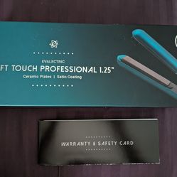Teal Soft Touch Professional Hair Straightener
