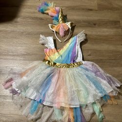 Halloween Unicorn Toddler Dress 