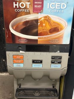 Commercial Hot and Iced Coffee Dispenser Machine