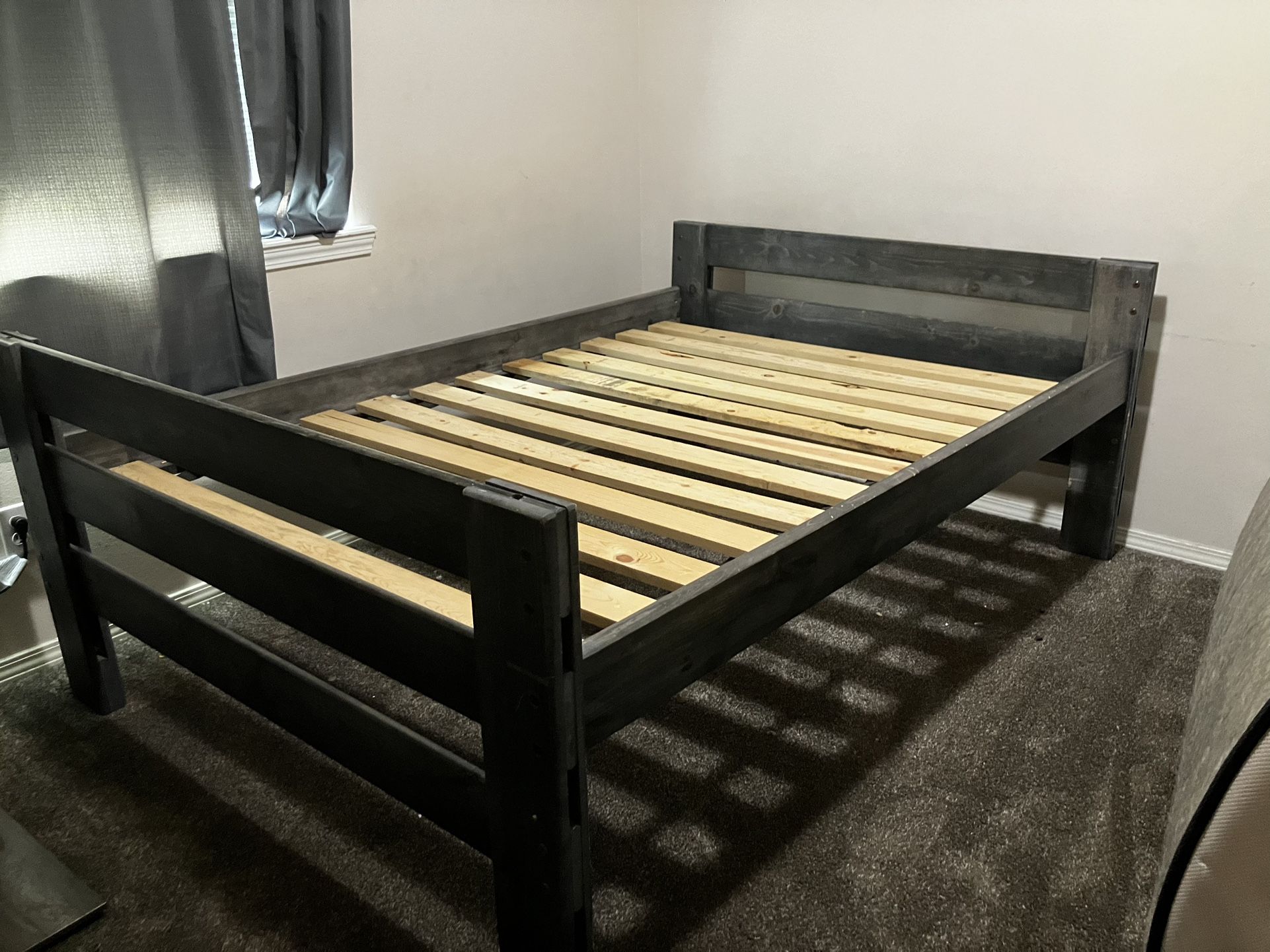 Full over Full Wood Bunk Bed
