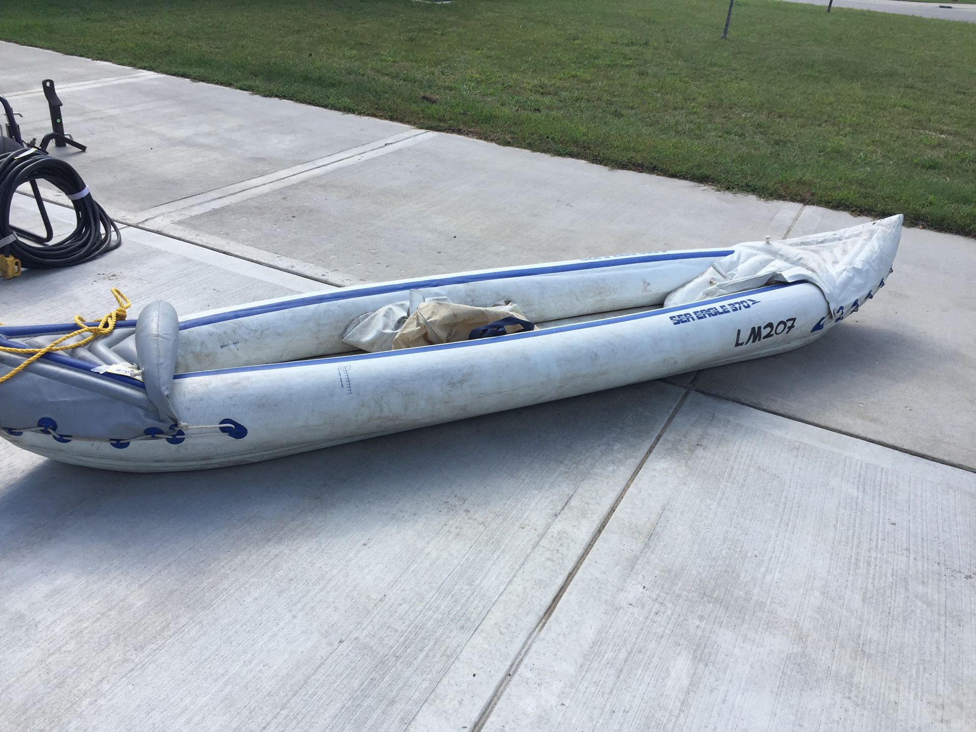 12’ Sea Eagle inflatable canoe