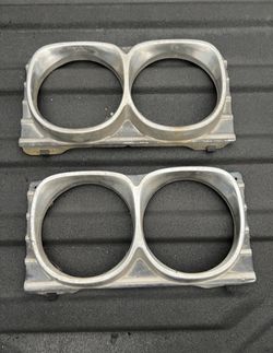 67 Impala Bel Air Biscayne Set of Headlight Bezels
