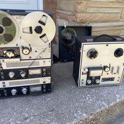 2 Vintage Reel to Reel Players ( As Is Condition)