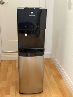 Avalon Bottom Loading Water Cooler - Black/stainless steel