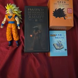 Beast Deities Red Bolt SSJ3 Goku Action Figure Displayed Open Box COMPLETE