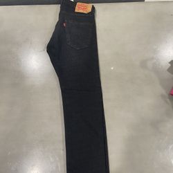 Levi's black denim jeans 501 