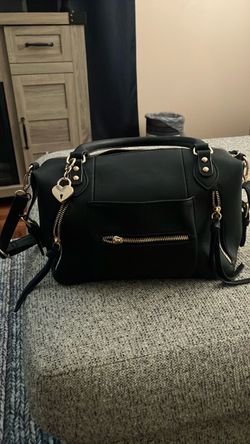 Large black purse