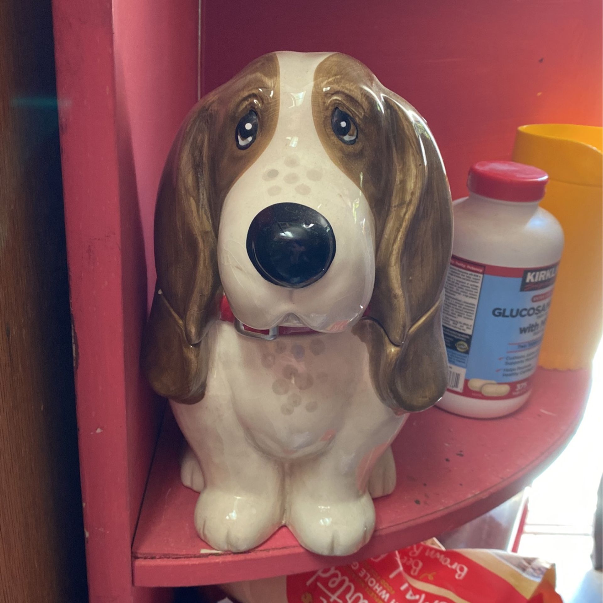 Pioneer Woman Basset Hound Cookie Jar Excellent Condition