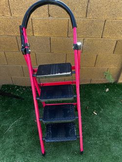 4 step folding ladder heavy duty