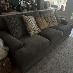 Cindy Crawford Deepset Gray Sofa 3 Piece Set