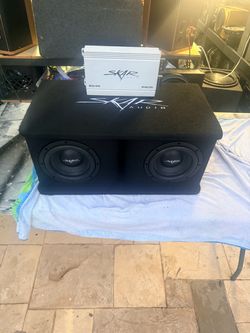 2026 Skar sdr 8’s with Skar 800.1 amp