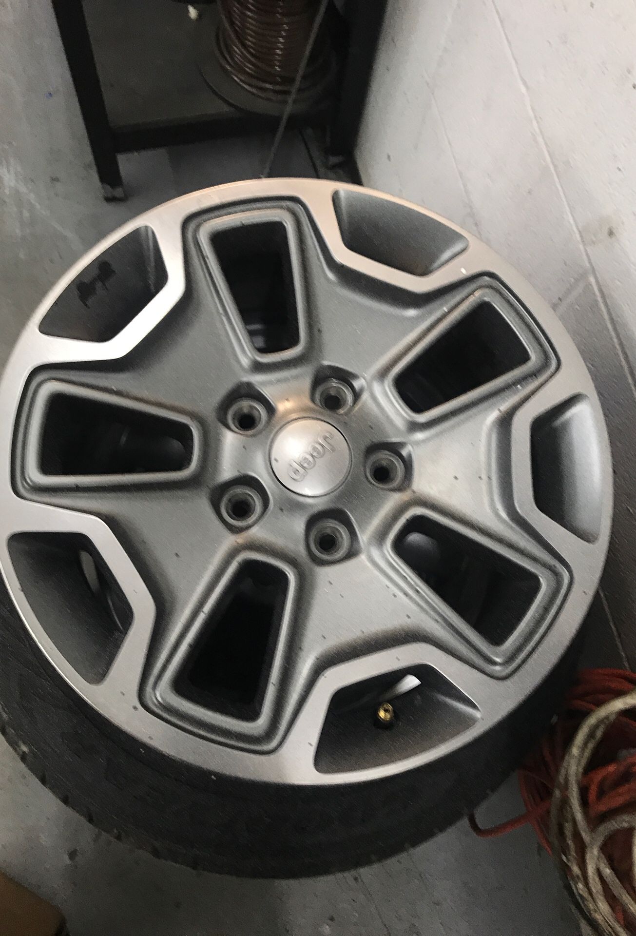 17x9 Jeep wheels set of 5 wheels