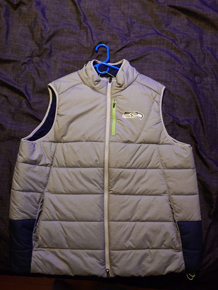 Men's Nike Gray Seattle Seahawks Sideline Vest XXL