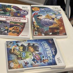 3 Wii Games 