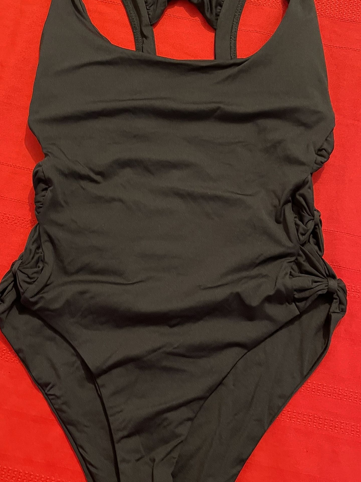 Women’s Black One Piece Swimsuit Nwt Large Isabella Rose Brand