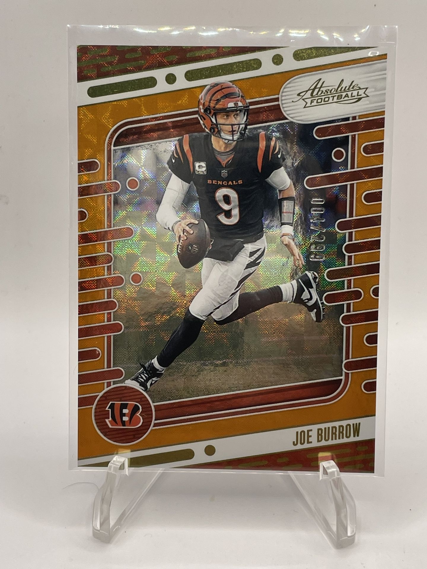 Joe Burrow Numbered Absolute Color Match /299 