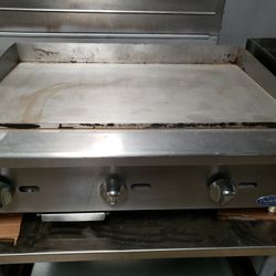 Used Atosa 36"L Manual Griddle Natural Gas
