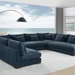 Brand New Navy Blue Sectional 