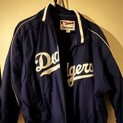 Vintage dodgers bomber jacket XL men or women 