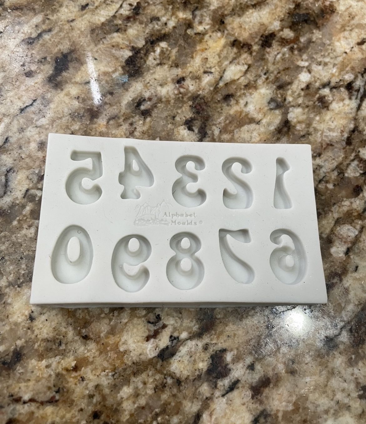 Number Silicone Mold