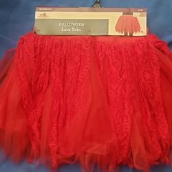 TUTU RED LACE