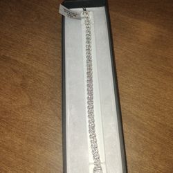 100% Genuine Moissanite Diamonds Miami Cuban Bracelet 5ctw 6mm Wide By 7 1/2 Inches Long 