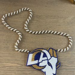 Bead LA Rams Necklace 