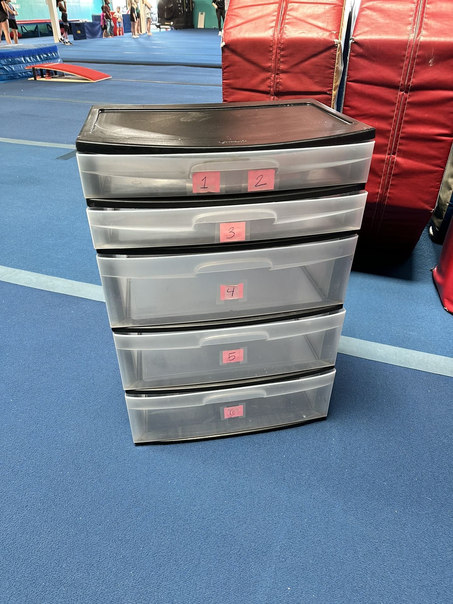 5 Drawer plastic