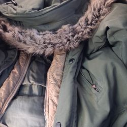 Michael Kors Olive Green Parka