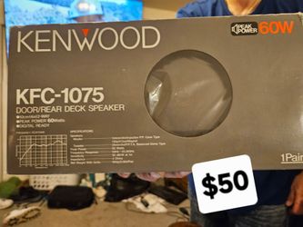 Kenwood KFC-1075 2-way car speakers
