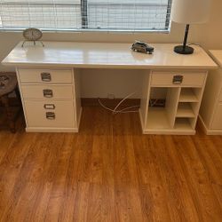 Home Office Desk, And Filing Cabinet