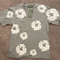 Grey Denim Tears T Shirt Medium