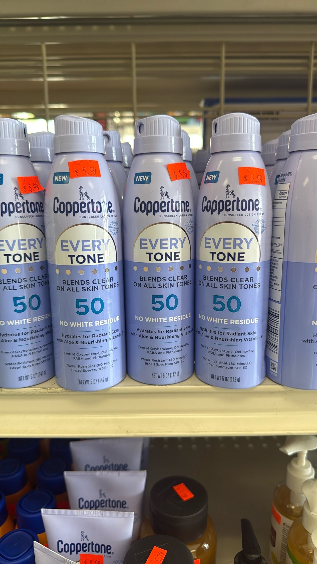 Coppertone Sunscreen, Lotion Spray