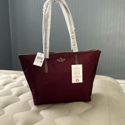 Kate Spade Deep Berry Tote