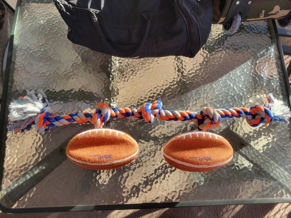 Nylabone Gripz Football and Rope