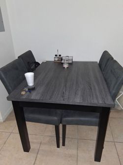 Gray sofa and Gray table