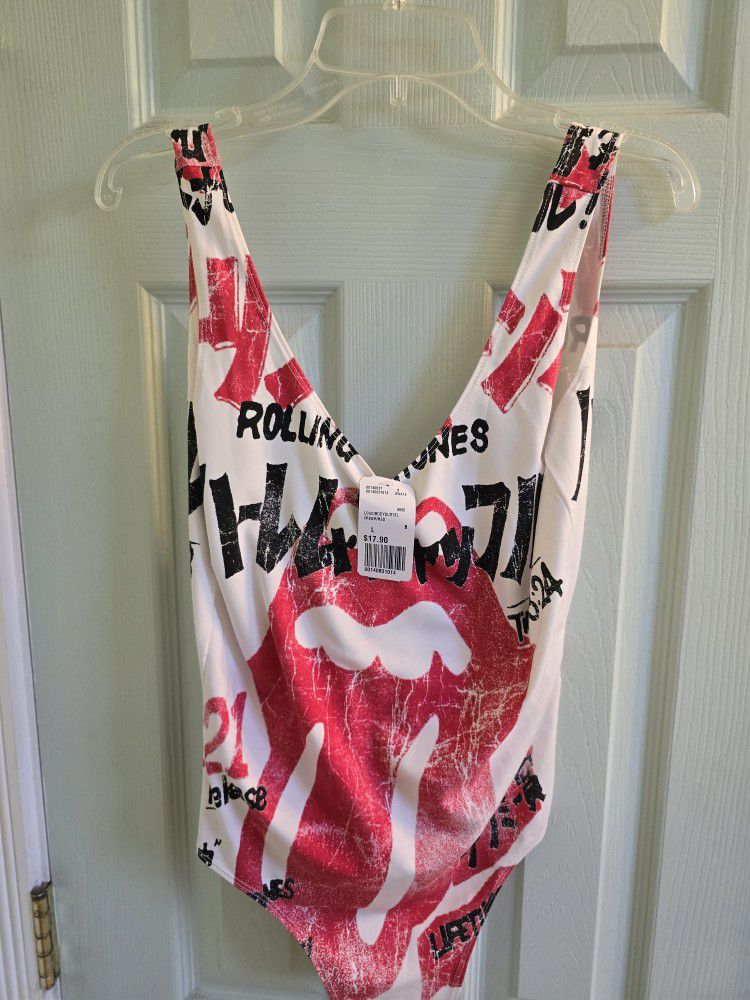 The Rolling Stones By Forever 21 One Piece Size Large New 