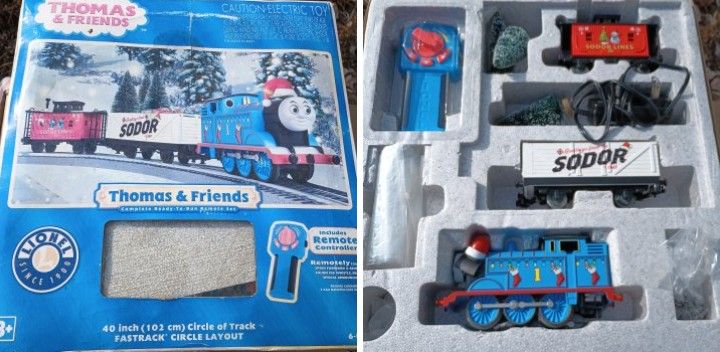 🎀 Thomas & Friends Lionel Train Set - ready for under the tree 🎄