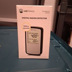 Airthings Digital Radon Detector Battery Operated 