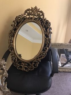 Gold framed mirror-price reduced!